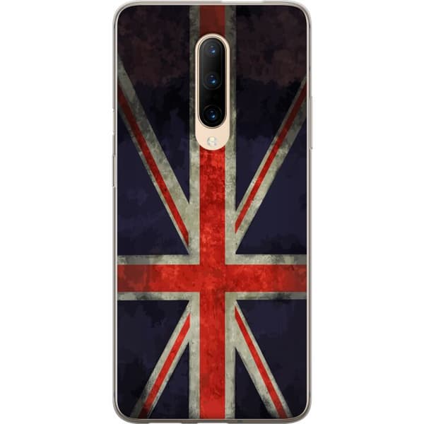 Kompatibelt Mobildeksel til OnePlus 7 Pro Britisk flagg med rustikk følelse