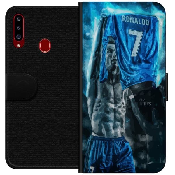 Kompatibelt Plånboksfodral till Samsung Galaxy A20s Ronaldo