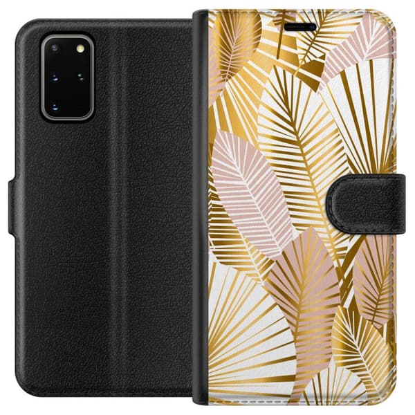 Kompatibelt Plånboksfodral till Samsung Galaxy S20+ Guld