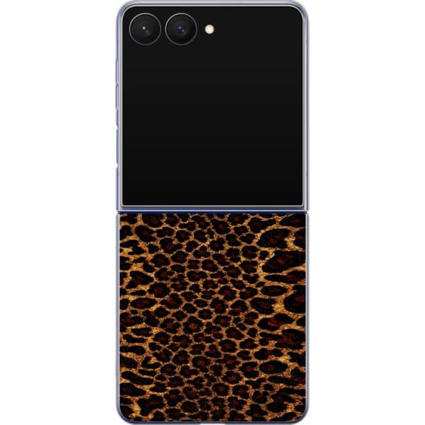 Kompatibelt Mobilskal till Samsung Galaxy Z Flip7 Leopard Icon