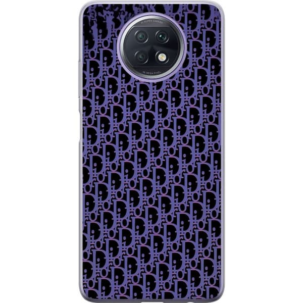 Kompatibelt Mobildeksel til Xiaomi Redmi Note 9T Moderneluksuriøst monogram i stilrent design