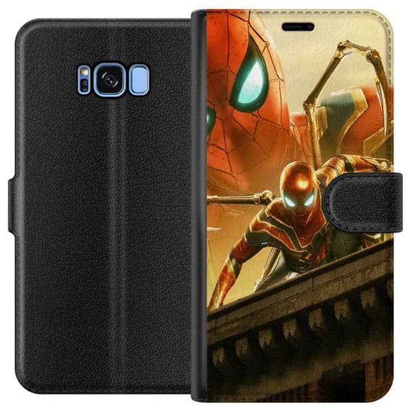 Kompatibelt Plånboksfodral till Samsung Galaxy S8 Spiderman