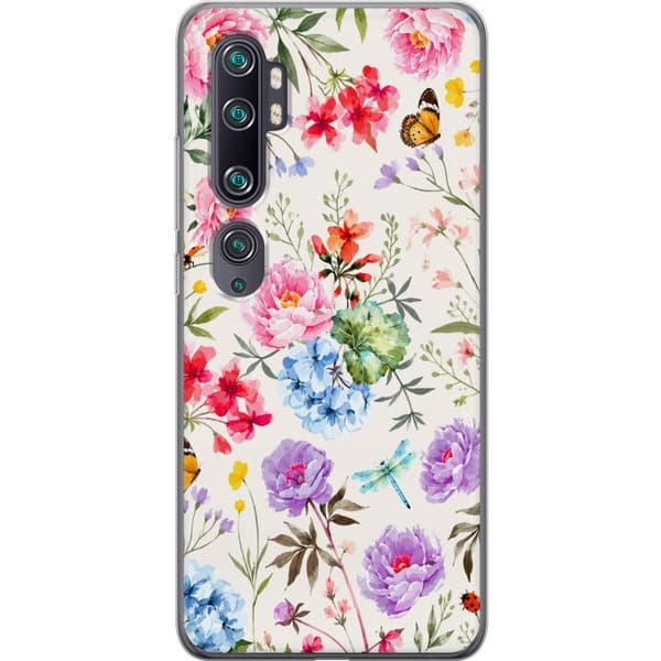 Kompatibelt Mobilskal till Xiaomi Mi Note 10 Bloom Society