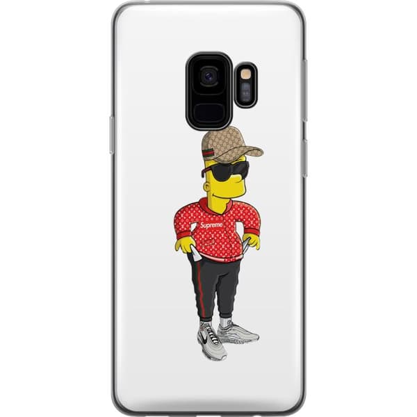 Kompatibelt Mobilskal till Samsung Galaxy S9 Bart Simpsons SUP