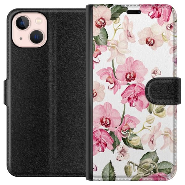 Kompatibelt Plånboksfodral till Apple iPhone 13 Blommor