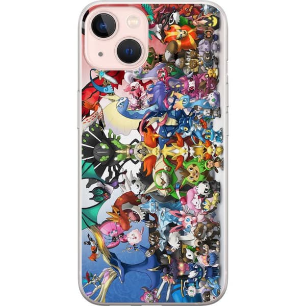Kompatibelt Mobildeksel til Apple iPhone 13 Pokemon