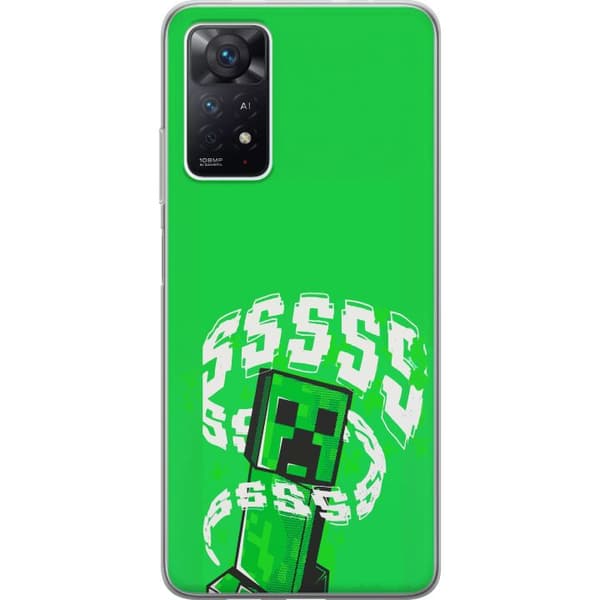 Kompatibel Mobilcover til Xiaomi Redmi Note 11 Pro 5G Grön pixelfigur
