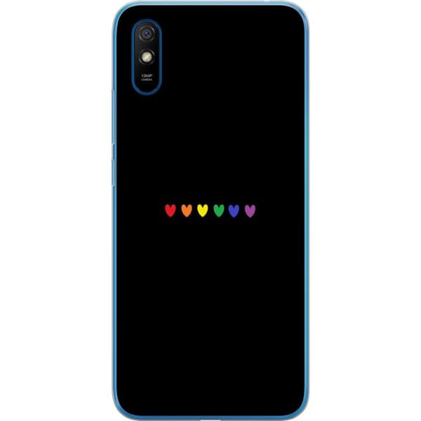 Kompatibelt Mobilskal till Xiaomi Redmi 9A Pride Hearts