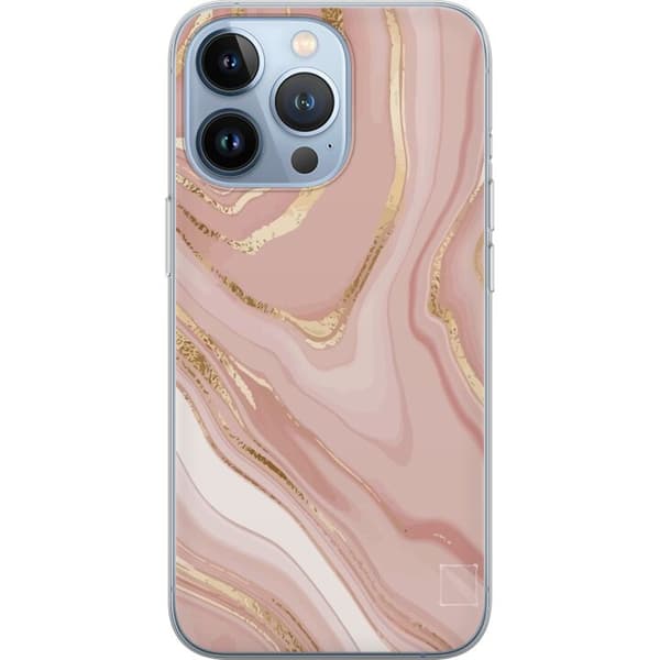 Kompatibelt Mobilskal till Apple iPhone 13 Pro Marmor Guld