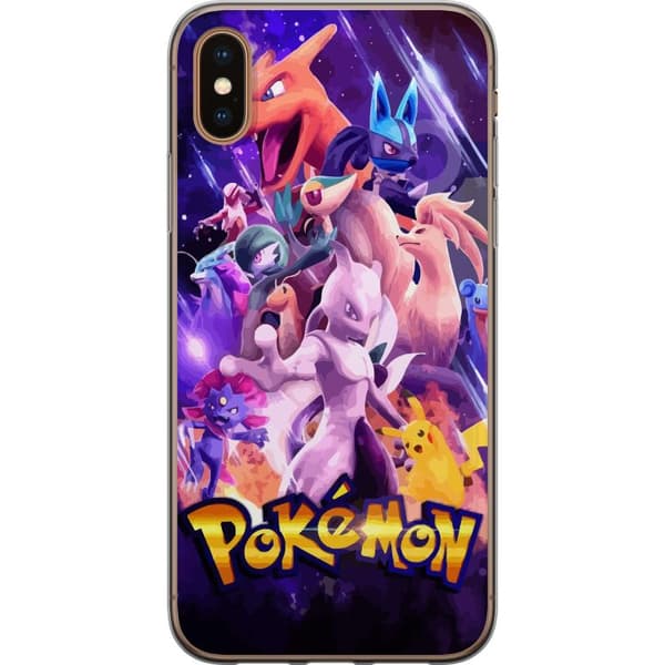Kompatibelt Mobildeksel til Apple iPhone X Pokémon