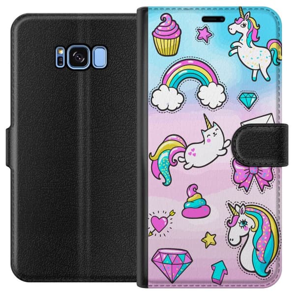 Kompatibelt Plånboksfodral till Samsung Galaxy S8 UNICORN