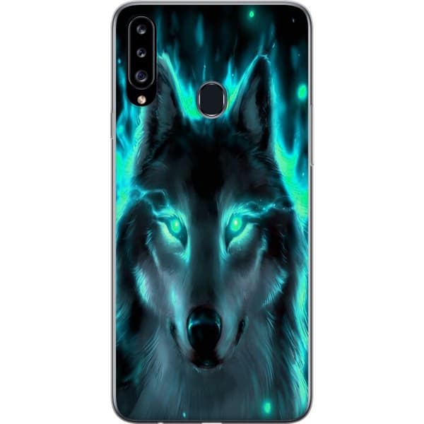 Kompatibelt Mobildeksel til Samsung Galaxy A20s Ulv