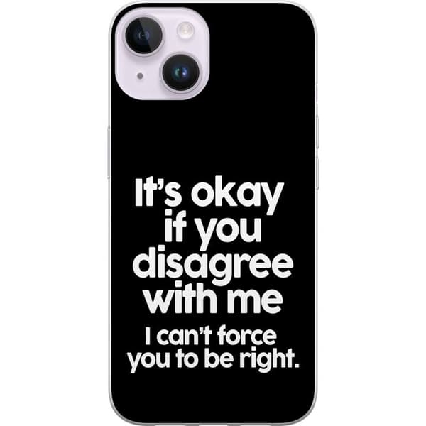 Kompatibel Mobilcover til Apple iPhone 14 Tekst