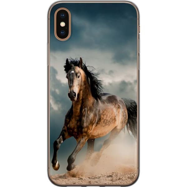 Kompatibel Mobilcover til Apple iPhone X Hest