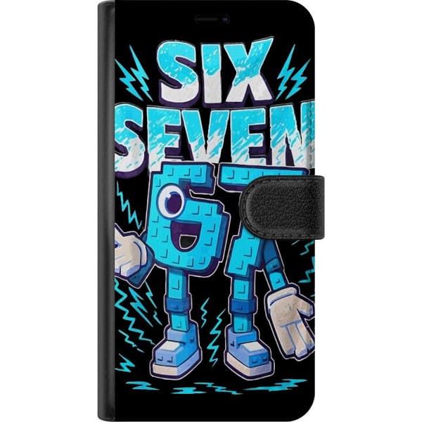 Kompatibel Tegnebogsetui til Apple iPhone 13 mini Retro-arkadeillustration med pixelerede tal og lyn