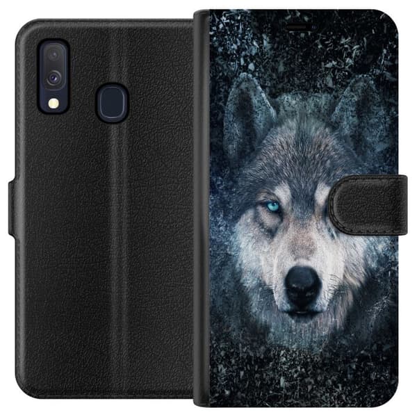 Kompatibelt Plånboksfodral till Samsung Galaxy A40 Varg