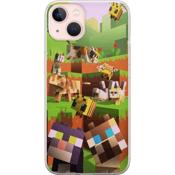 Kompatibelt Mobildeksel til Apple iPhone 13 MineCraft