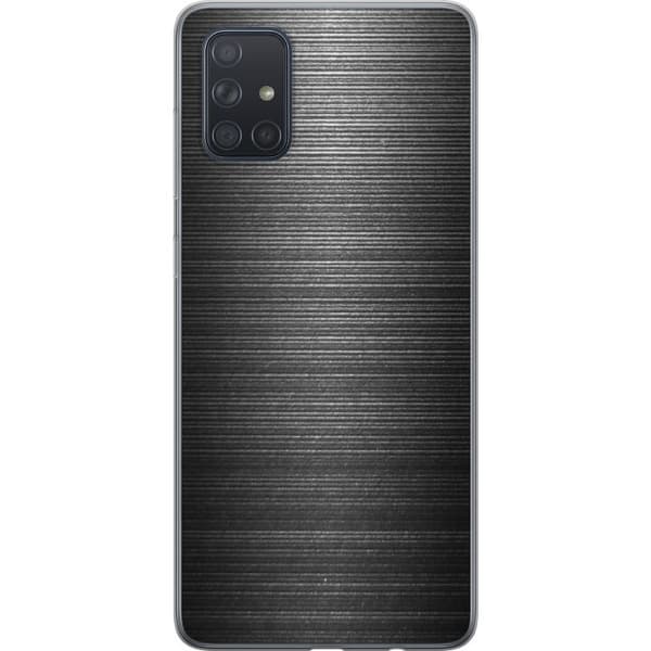 Kompatibelt Mobildeksel til Samsung Galaxy A71 Børstet Metalle