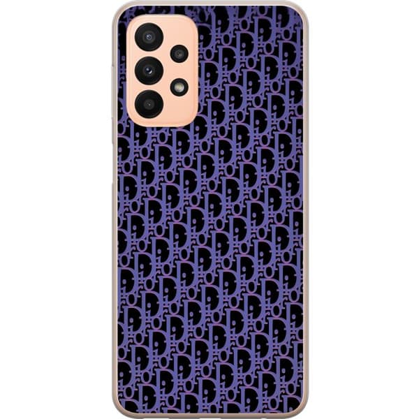 Kompatibelt Mobildeksel til Samsung Galaxy A23 5G Moderneluksuriøst monogram i stilrent design