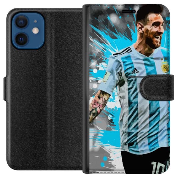 Kompatibelt Lommeboketui til Apple iPhone 12 Lionel Messi