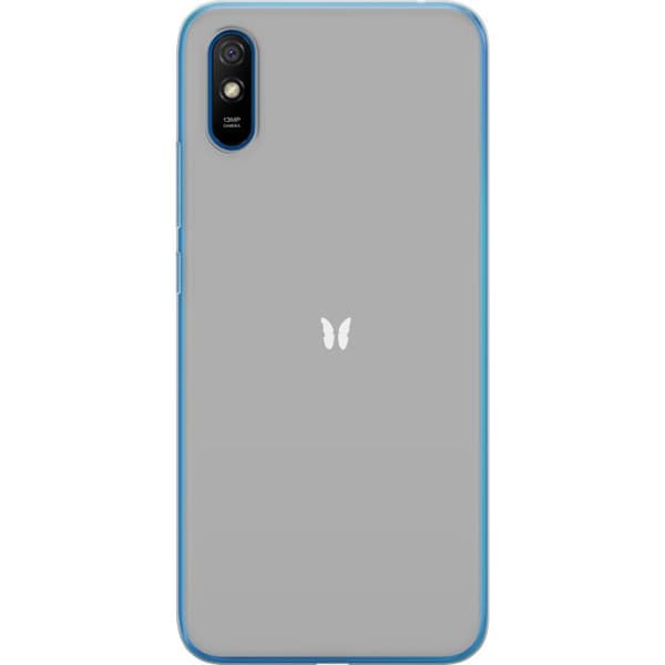 Kompatibelt Mobilskal till Xiaomi Redmi 9A Fjäril Grå