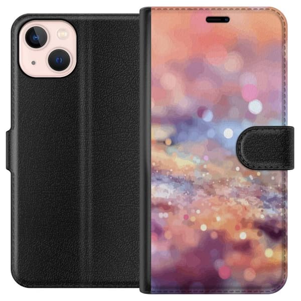 Kompatibelt Plånboksfodral till Apple iPhone 13 mini Glitter