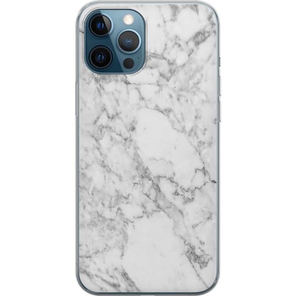 Kompatibelt Mobilskal till Apple iPhone 12 Pro Marmor Vit