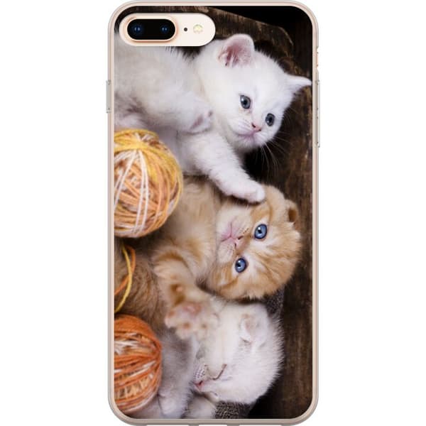 Kompatibelt Mobilskal till Apple iPhone 8 Plus Katter