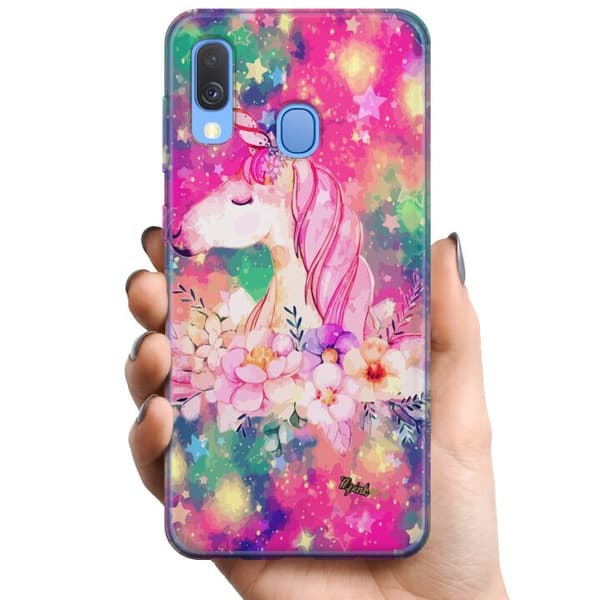 Kompatibelt Mobildeksel til Samsung Galaxy A40 Enhörning