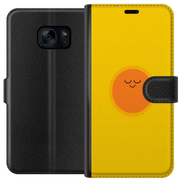 Kompatibelt Lommeboketui til Samsung Galaxy S7 Sovande solfigur