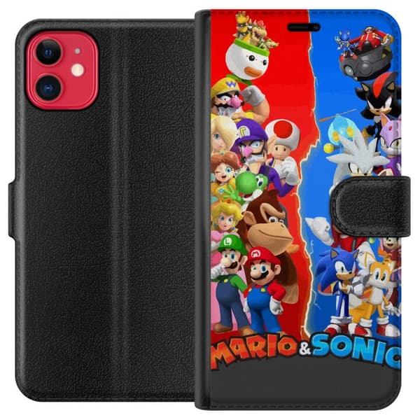 Kompatibelt Plånboksfodral till Apple iPhone 11 Super Mario