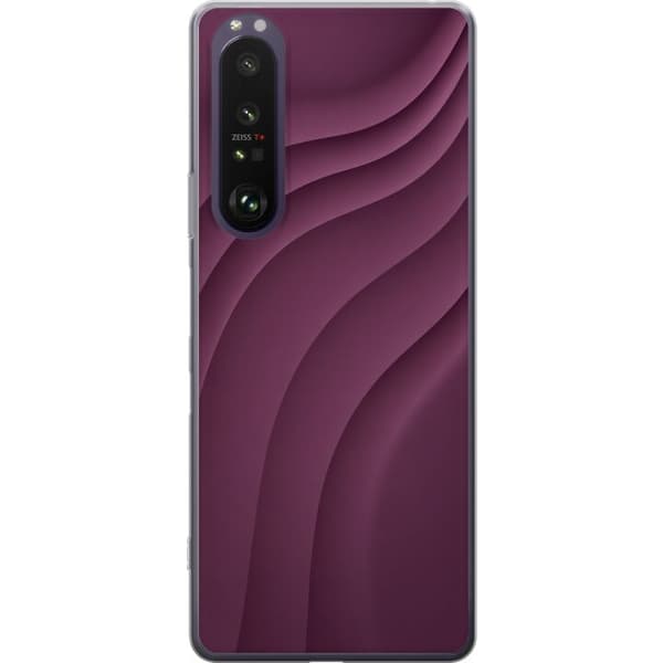 Kompatibelt Mobildeksel til Sony Xperia 1 III Plommebevegelse