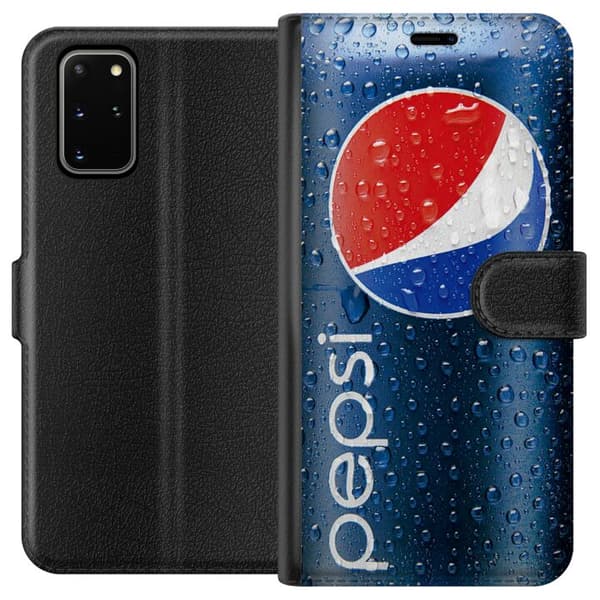 Kompatibelt Plånboksfodral till Samsung Galaxy S20+ Pepsi