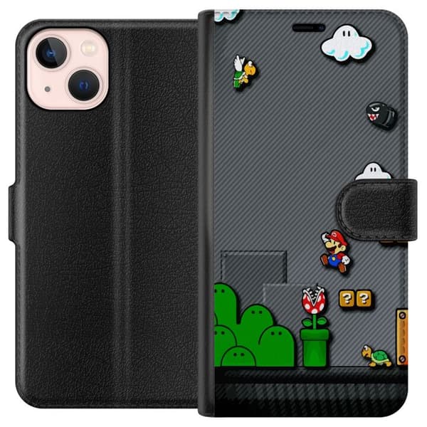 Kompatibelt Plånboksfodral till Apple iPhone 13 mini Super Mario Bros