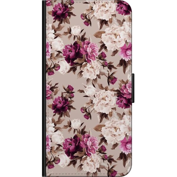 Kompatibelt Plånboksfodral till Samsung Galaxy A20s Blommor