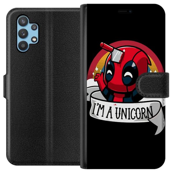 Kompatibelt Plånboksfodral till Samsung Galaxy A32 5G Deadpool