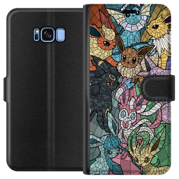 Kompatibelt Plånboksfodral till Samsung Galaxy S8 Pokemon