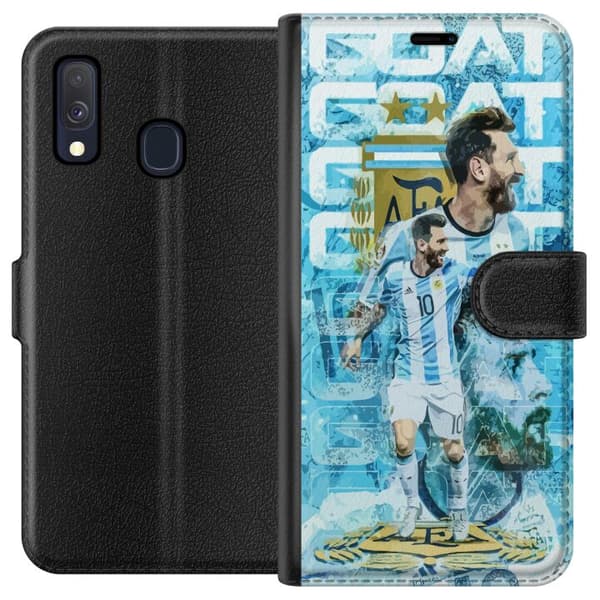Kompatibelt Plånboksfodral till Samsung Galaxy A40 Messi