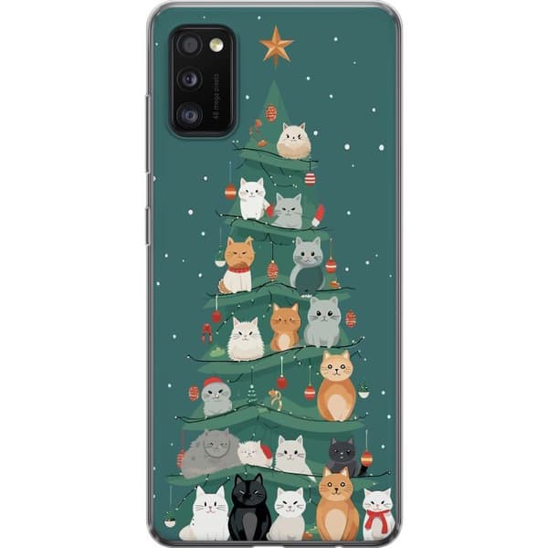 Kompatibelt Mobildeksel til Samsung Galaxy A41 Juletre