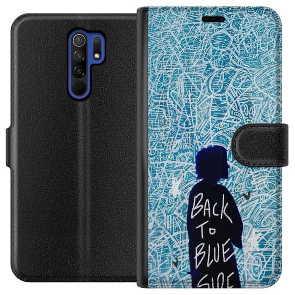 Kompatibelt Lommeboketui til Xiaomi Redmi 9 Back To Blue Side