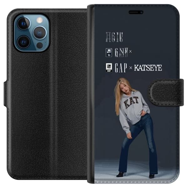Yhteensopiva Lompakkokotelo Apple iPhone 12 Pro KATSEYE blond modebild