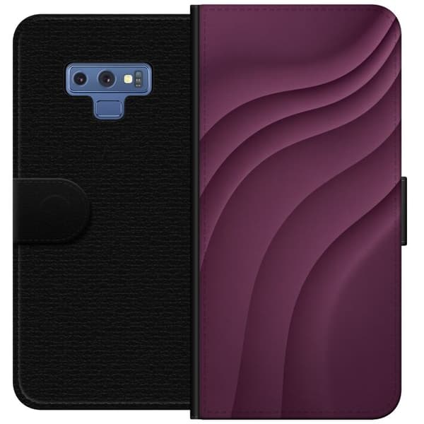 Kompatibelt Plånboksfodral till Samsung Galaxy Note9 Plum Motion