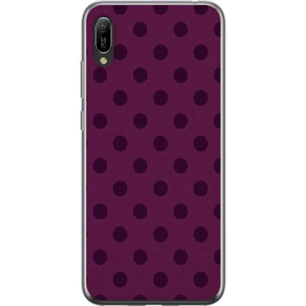 Kompatibelt Mobildeksel til Huawei Y6 Pro (2019) Plommeprikker