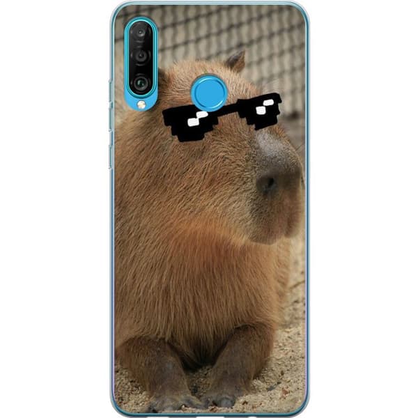 Kompatibelt Mobilskal till Huawei P30 lite Capybara