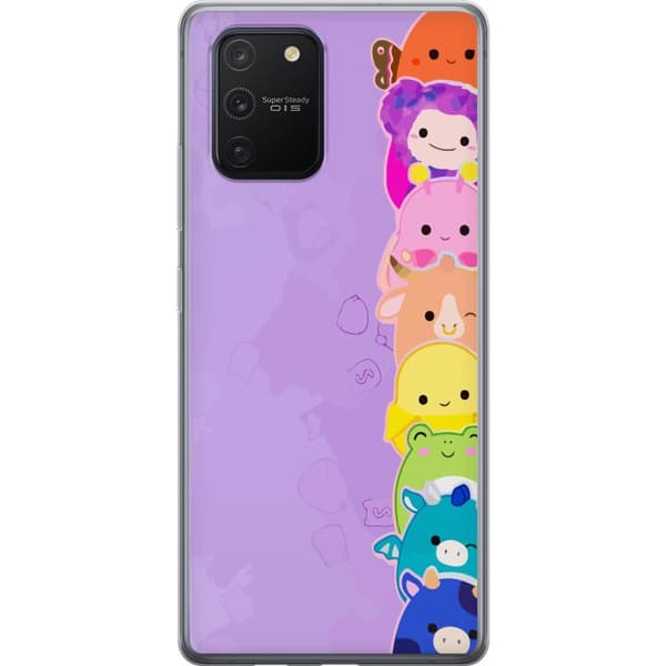 Kompatibelt Mobildeksel til Samsung Galaxy S10 Lite  Lekende illustrasjon med glade Dumpling Squishy-karakterer i regnbuefarger