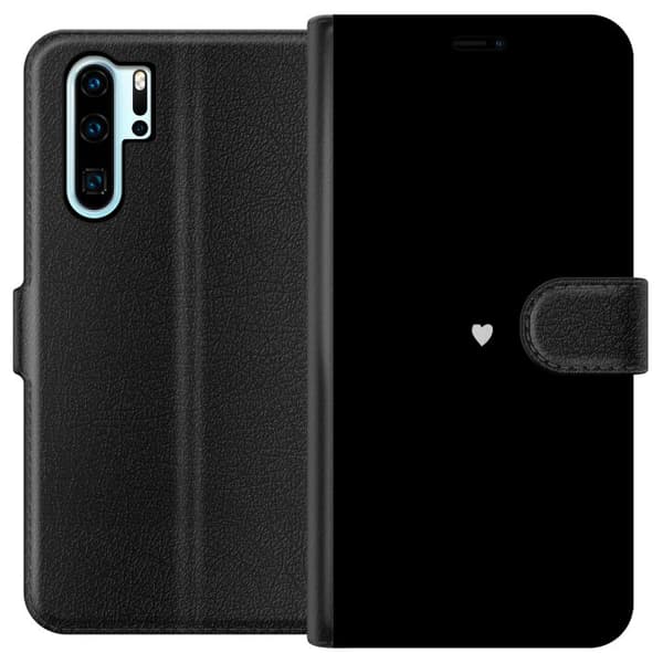 Kompatibel Tegnebogsetui til Huawei P30 Pro Hjerte