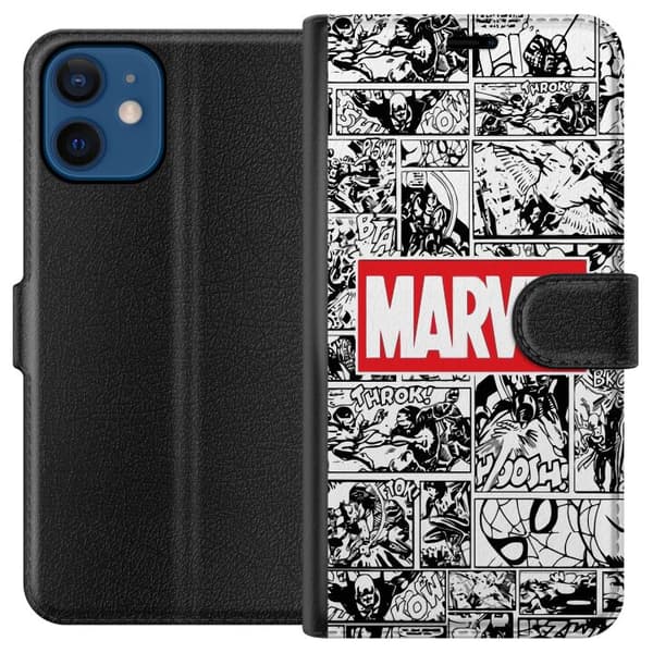 Kompatibelt Lommeboketui til Apple iPhone 12 Marvel