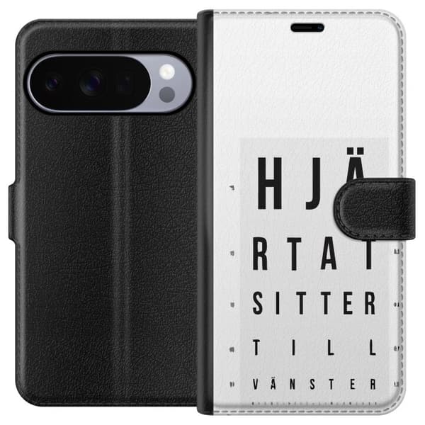 Kompatibelt Plånboksfodral till Google Pixel 11 Pro XL Hjärntest höger vänster