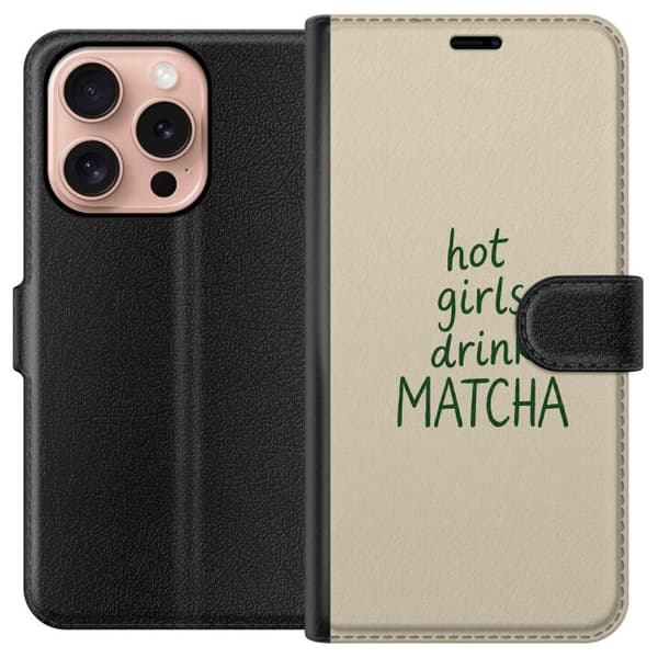 Yhteensopiva Lompakkokotelo Apple iPhone 16 Pro Matcha Klubi