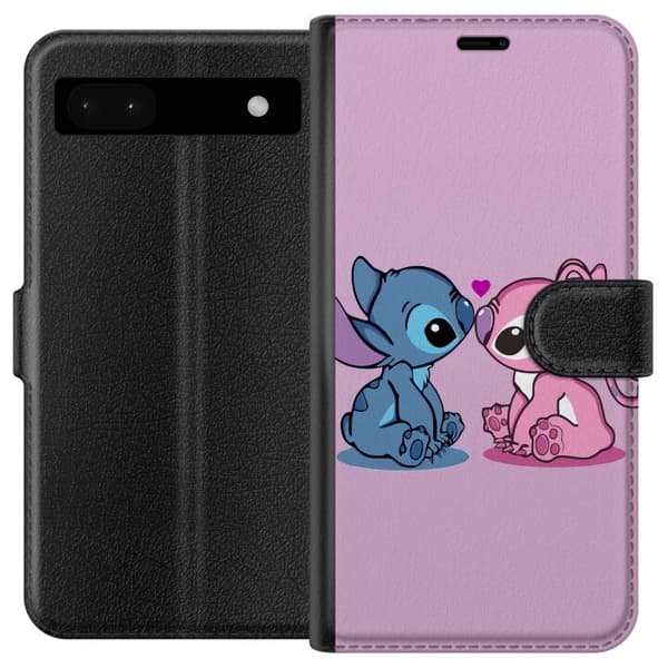Yhteensopiva Lompakkokotelo Google Pixel 6a Stitch-Rakkaus